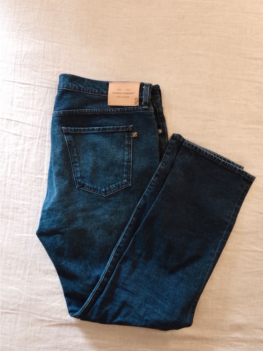 Size 38 // Billy Reid x Citizens of Humanity Adler Jeans Dark Wash Premium Denim